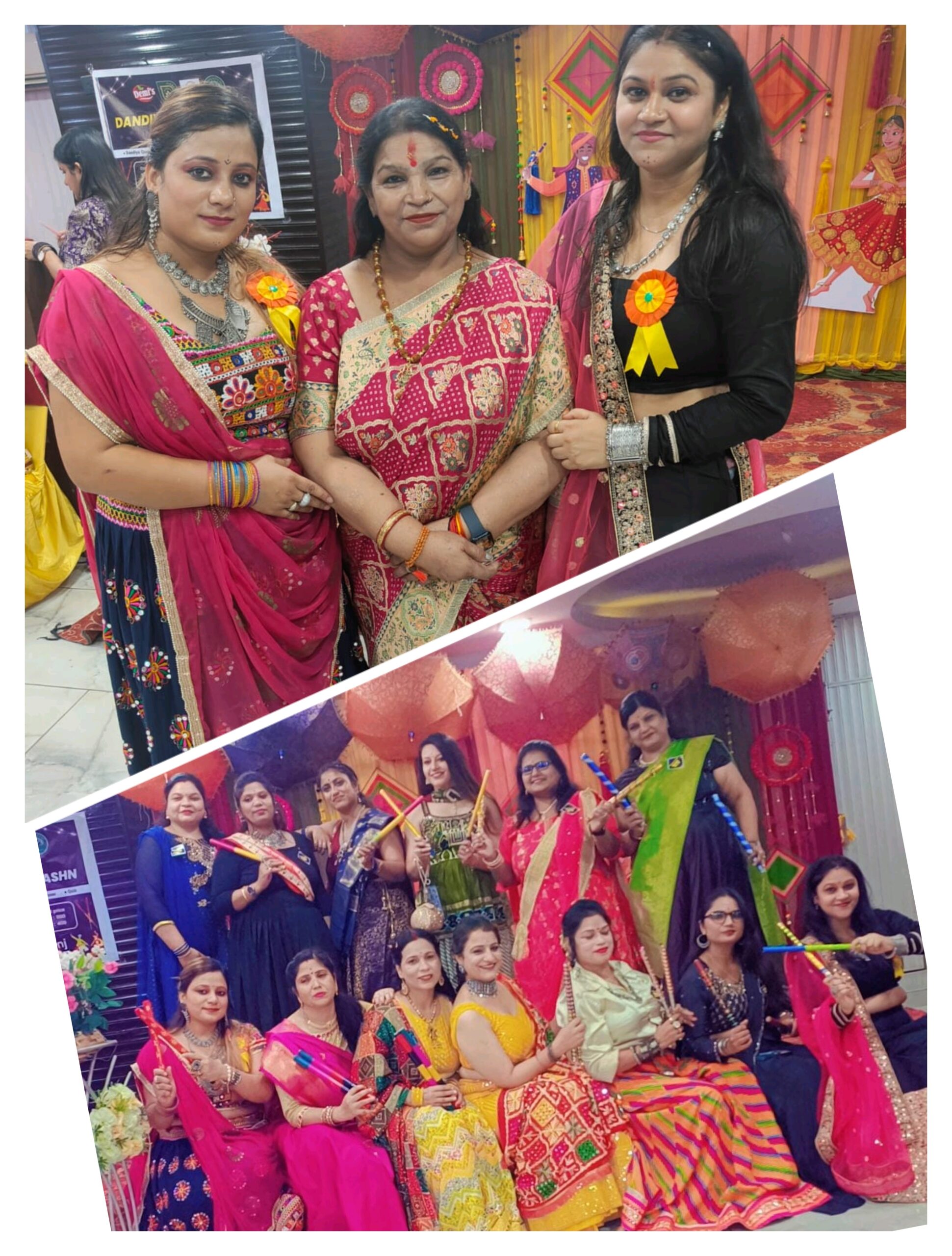 गूँज ऑर्गेनाइजेशन की मदद के लिए आयोजित की गई डांडिया जलसा नाइट