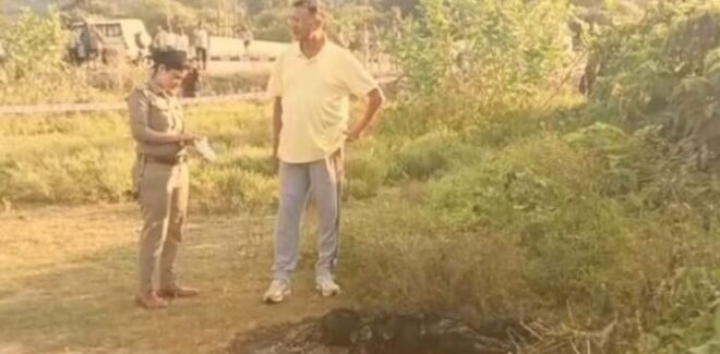 महिला की हत्या कर शव जलाकर फेंका हाईवे किनारे