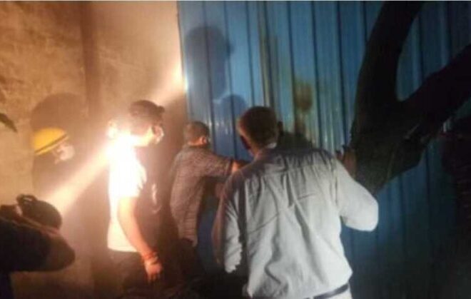 फैक्टरी में लगी आग