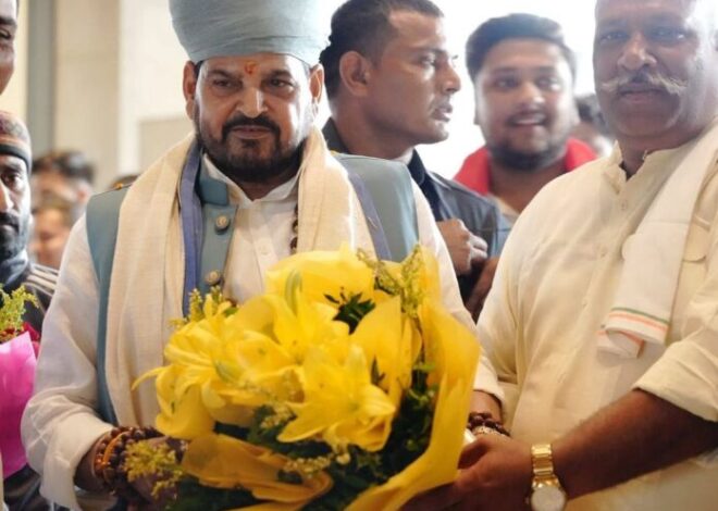 ठाकुर अश्वनी सिंह ने बृजभूषण शरण सिंह का किया स्वागत