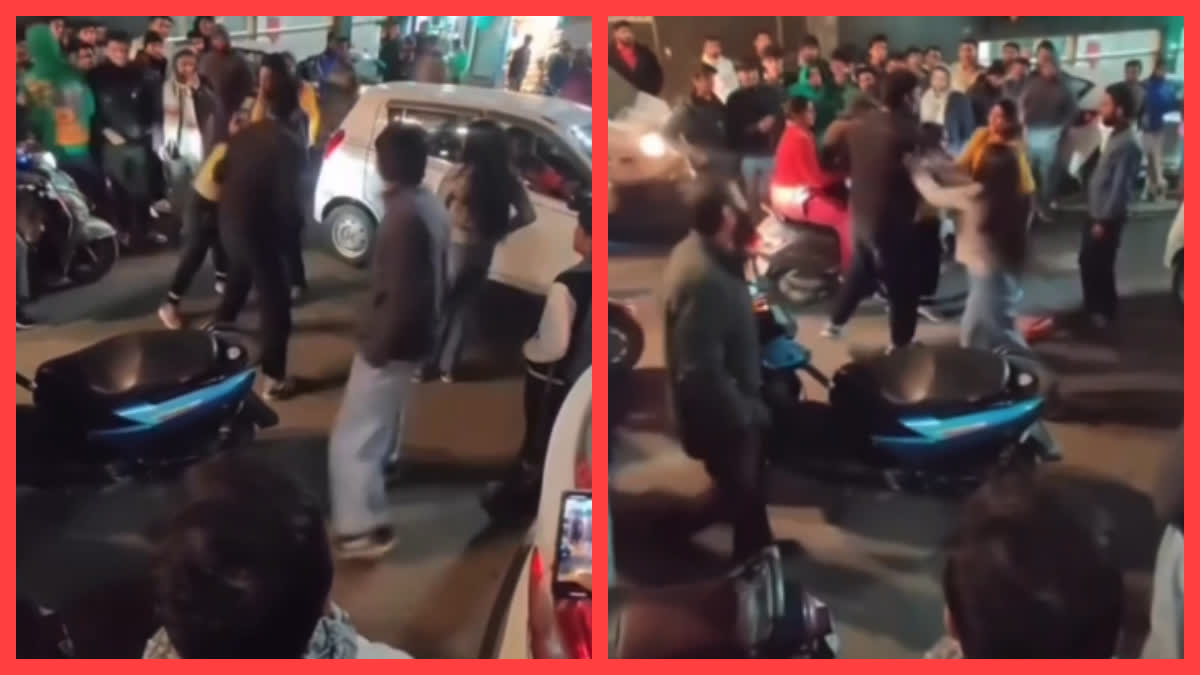 देर रात हुआ स्पा सेंटर में बवाल