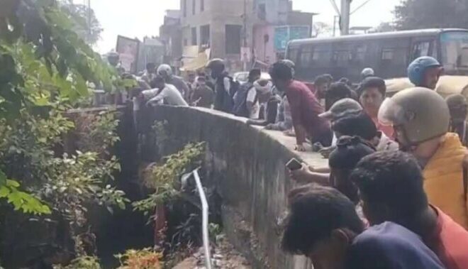 नहर मेें गिरा व्यक्ति लापता