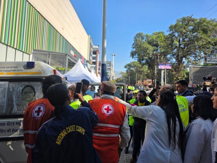 मॉक ड्रिलः शहर में दस स्थानों पर आया भूकम्प