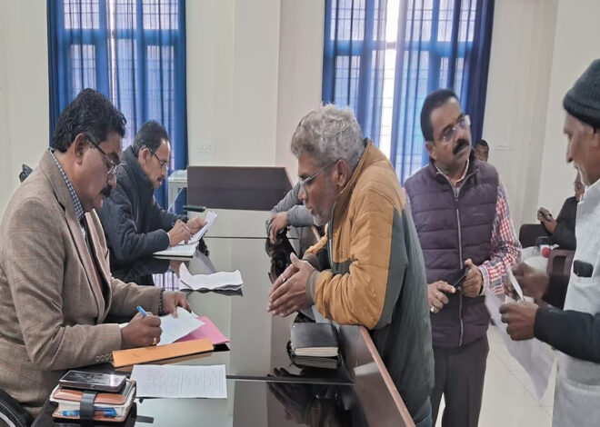 तहसील दिवस में एक शिकायत का निस्तारण