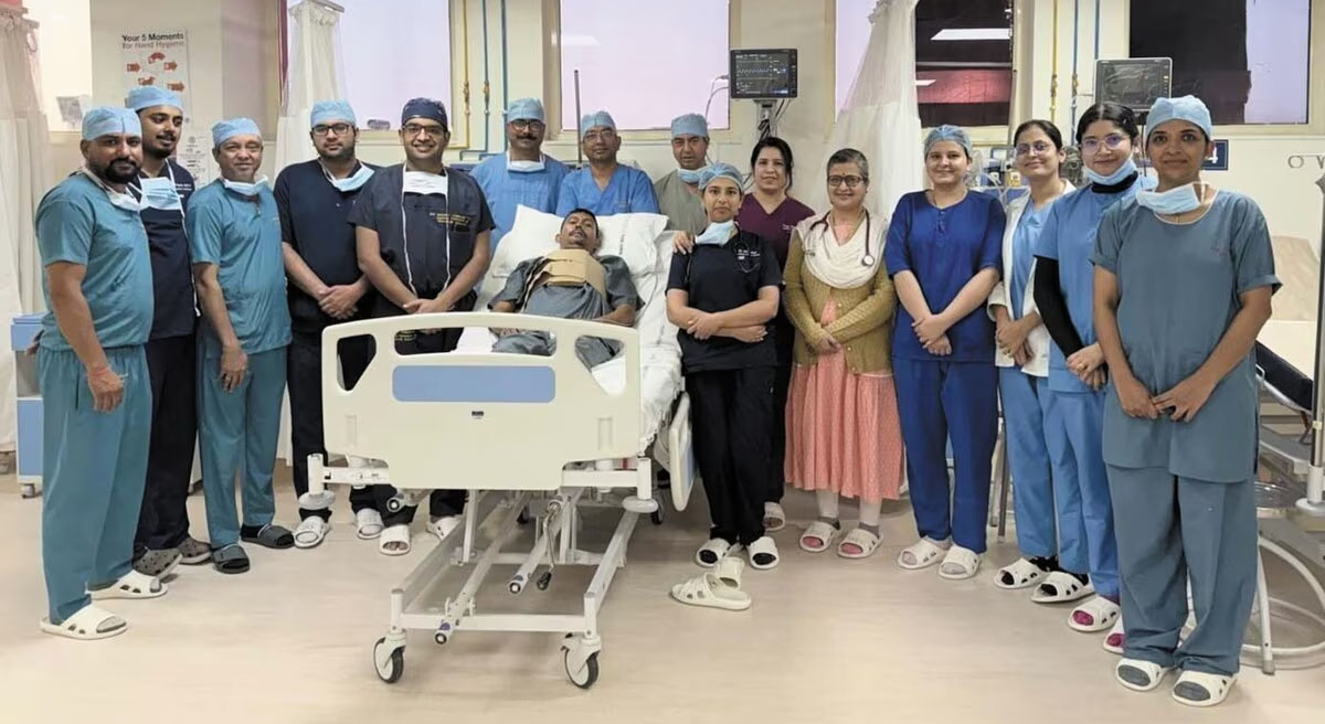 जटिल सर्जरी कर छाती से निकाला 18 सेमी का ट्यूमर