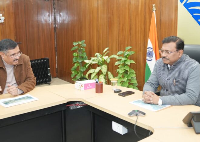 सीएस बर्द्धन ने सिंचाई विभाग द्वारा निर्माणाधीन जमरानी एवं सौंग बांध परियोजनाओं की समीक्षा की