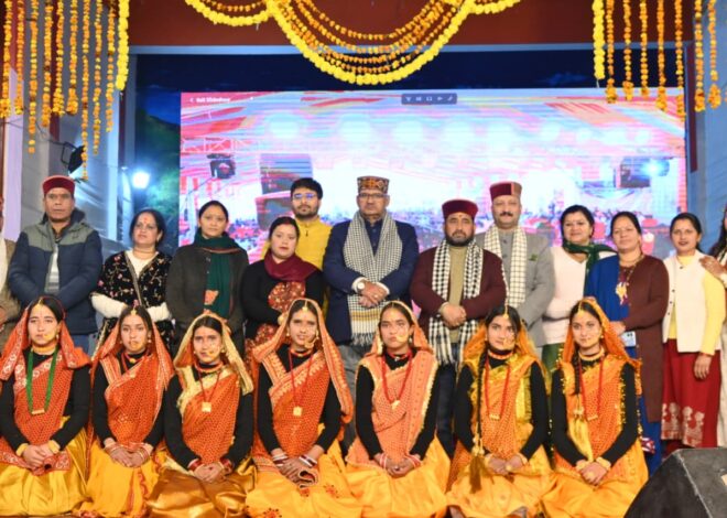 मंत्री गणेश जोशी हुए उत्तरकाशी के पौराणिक माघ मेले में  शामिल