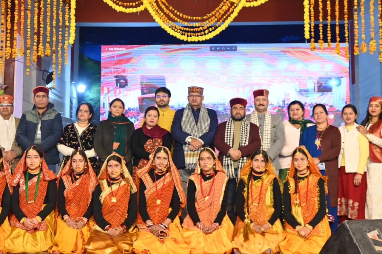 मंत्री गणेश जोशी हुए उत्तरकाशी के पौराणिक माघ मेले में  शामिल