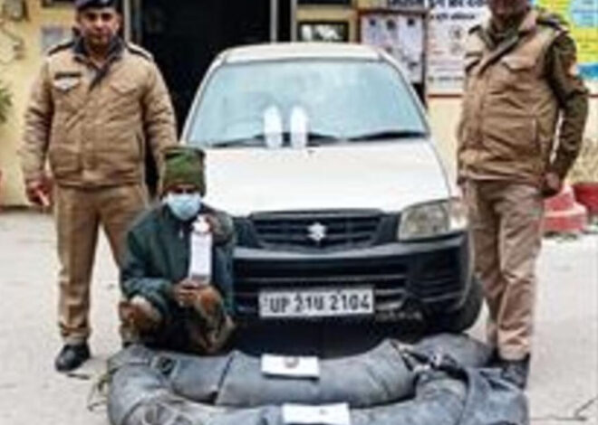 कार से 240 लीटर शराब बरामद