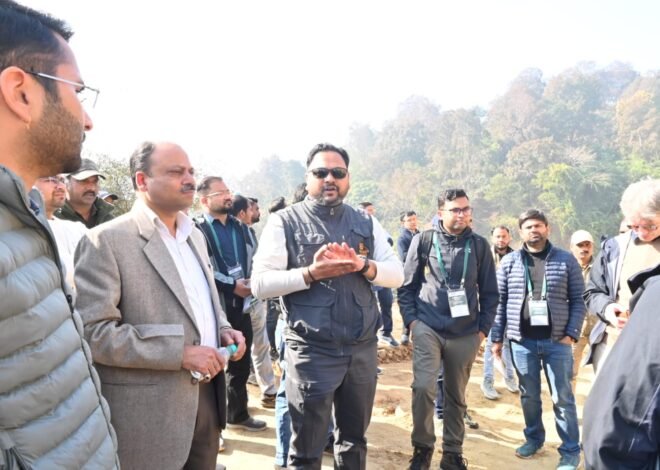 मनसा देवी हिल पहाड़ियाँ पर हो रहे भूस्खलन के उचित प्रबंधन हेतु उत्तराखंड भूस्खलन न्यूनीकरण एवं प्रबंधन केंद्र की टीम ने किया स्थलीय निरीक्षण