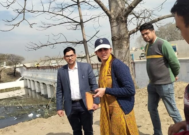 मेलाधिकारी ने कुम्भ मेला तैयारियों को लेकर बहादराबाद क्षेत्र का किया भ्रमण