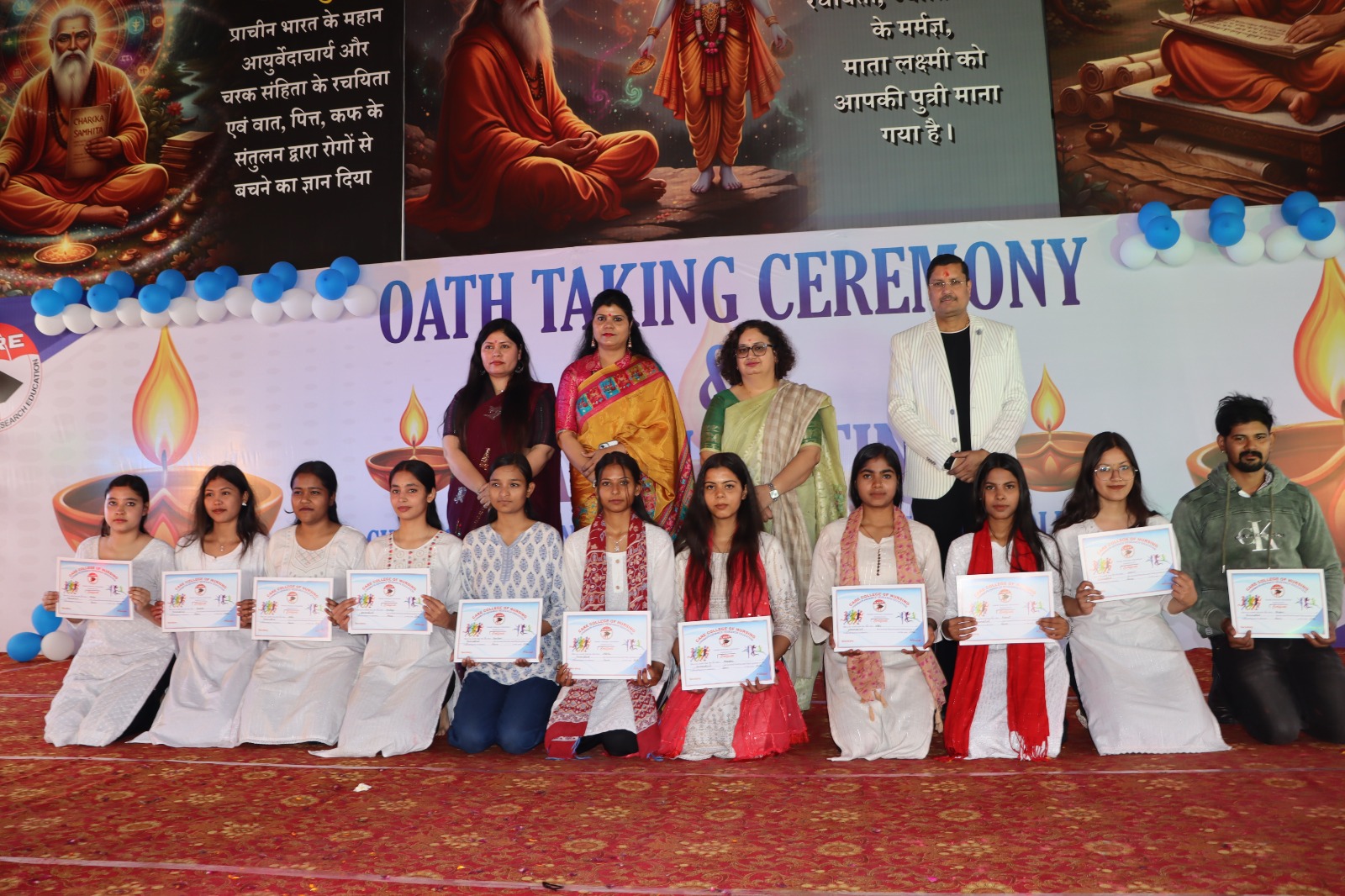 केयर कॉलेज ऑफ नर्सिंग हरिद्वार में शैक्षणिक सत्र 2025–26 का शपथ ग्रहण समारोह संपन्न