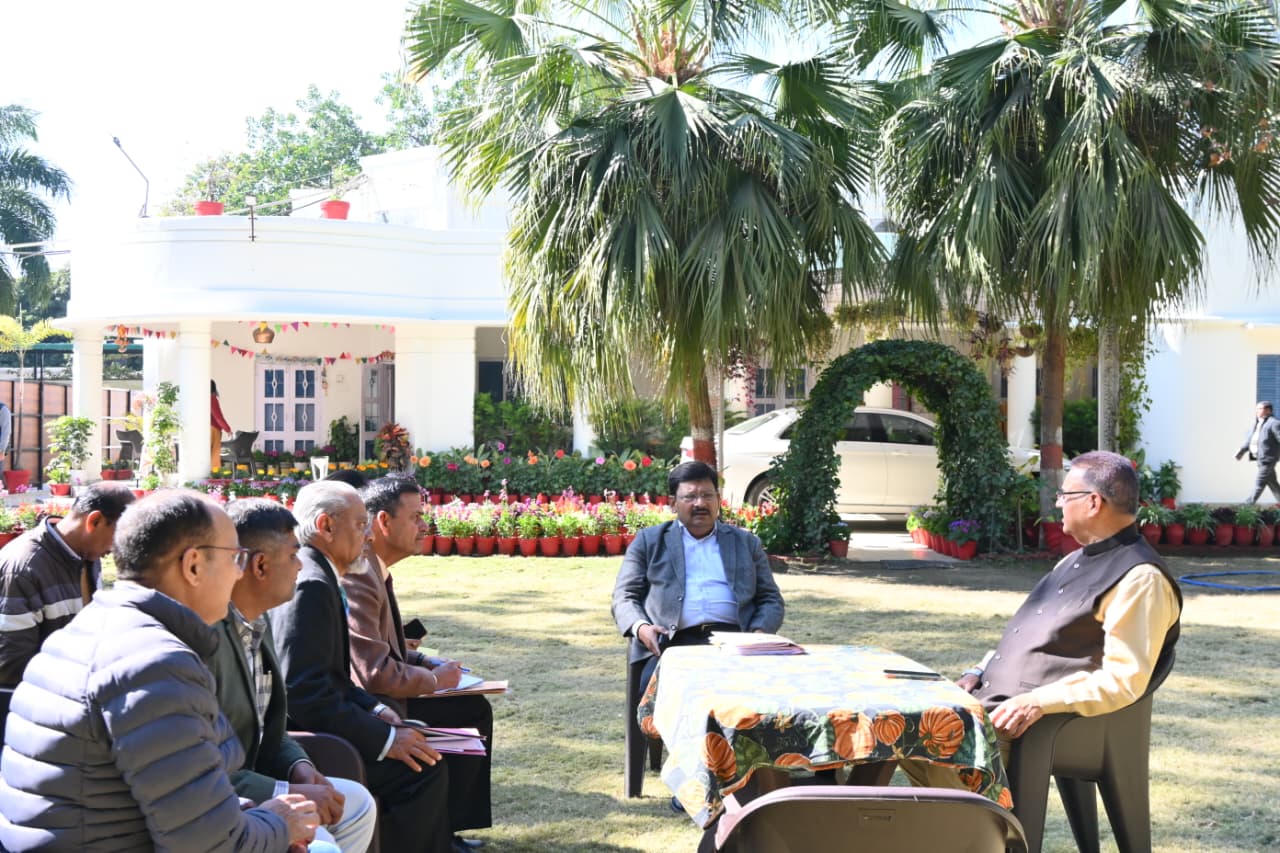 सैनिक कल्याण मंत्री ने की  सैन्य धाम के अंतिम चरणों में चल रहे निर्माण कार्यों की समीक्षा