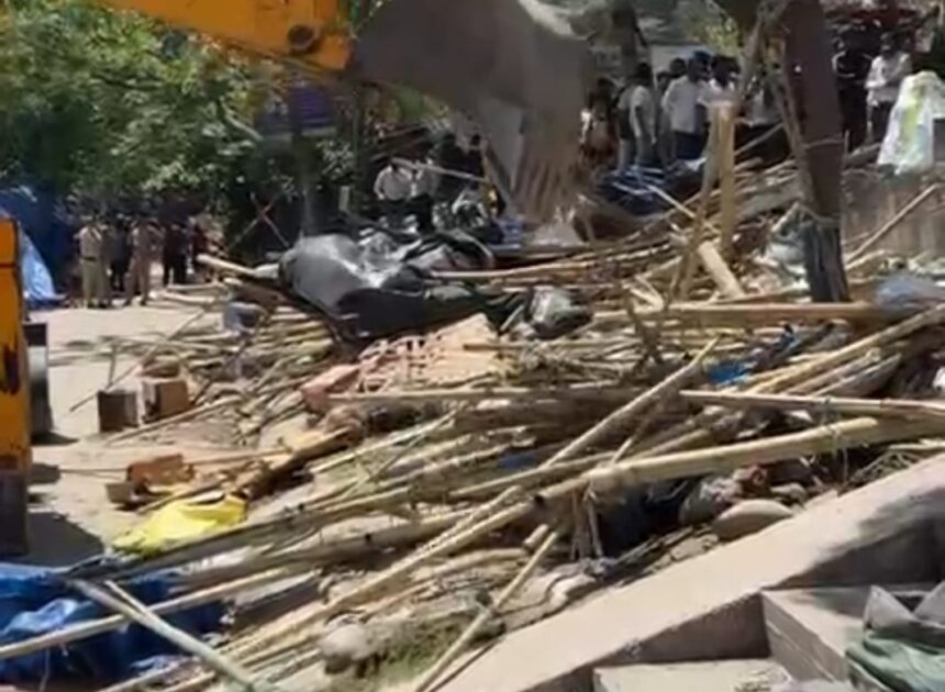 जिलाधिकारी  मयूर दीक्षित के निर्देशन में अवैध अतिक्रमण के खिलाफ निरंतर है कार्यवाही जार