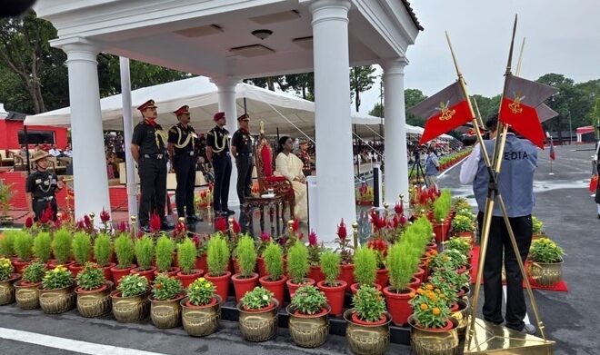 पहली बार नौ महिला सैन्य अफसर पासआउट होकर भारतीय सेना का हिस्सा बनी,