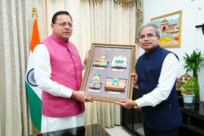 मुख्यमंत्री ने की रेलवे बोर्ड के प्रतिनिधि मंडल से भेंट
