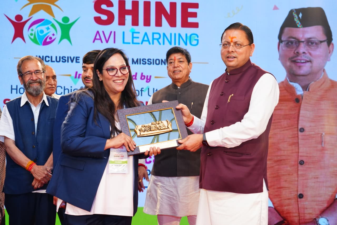 सीएम ने किया शाइन अवी लर्निंग “समावेशी शिक्षा मिशन-2030” का शुभारंभ
