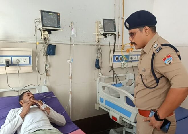 देर रात पुलिस मुठभेड में गोली लगने के बाद गो-तस्कर गिरफ्तार