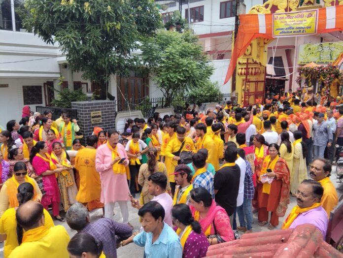 धूमधाम से निकली भगवान जगन्नाथ रथ यात्रा