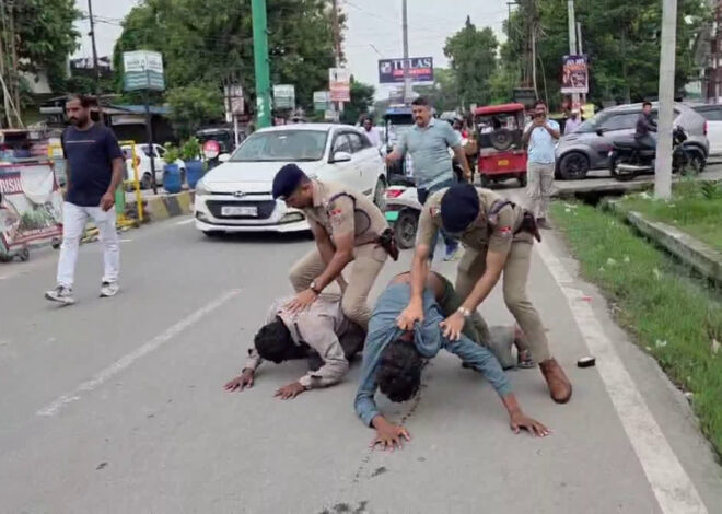 साक्ष्य जुटाने ले जाते समय गैंगरेप के आरोपियों ने किया भागने का प्रयास