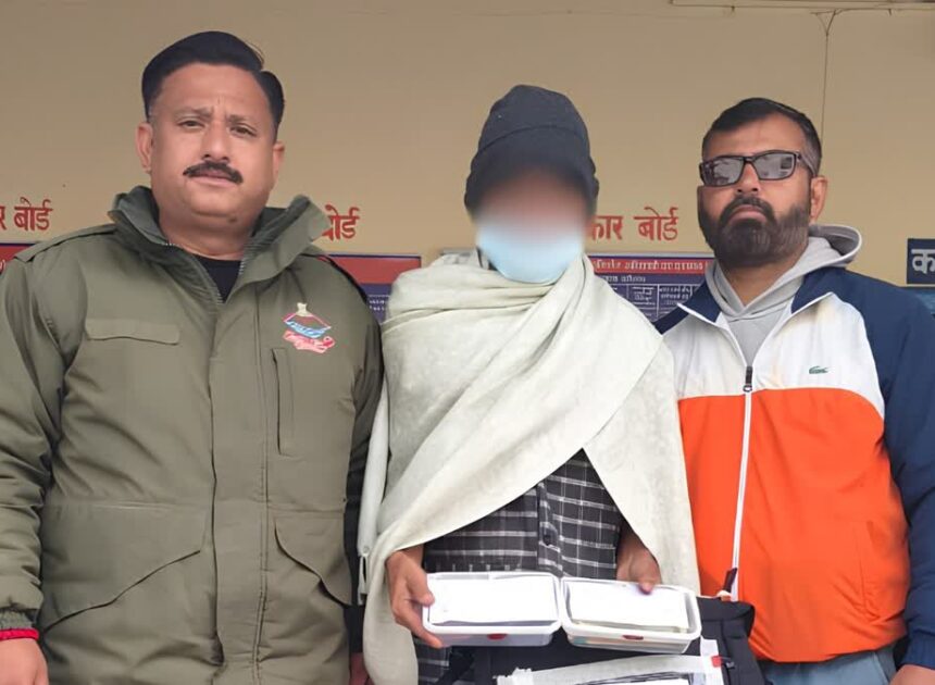 ब्रह्मर्षि साधना संघ आश्रम चोरी प्रकरणः पांच लाख का सोने का मुकुट बरामद