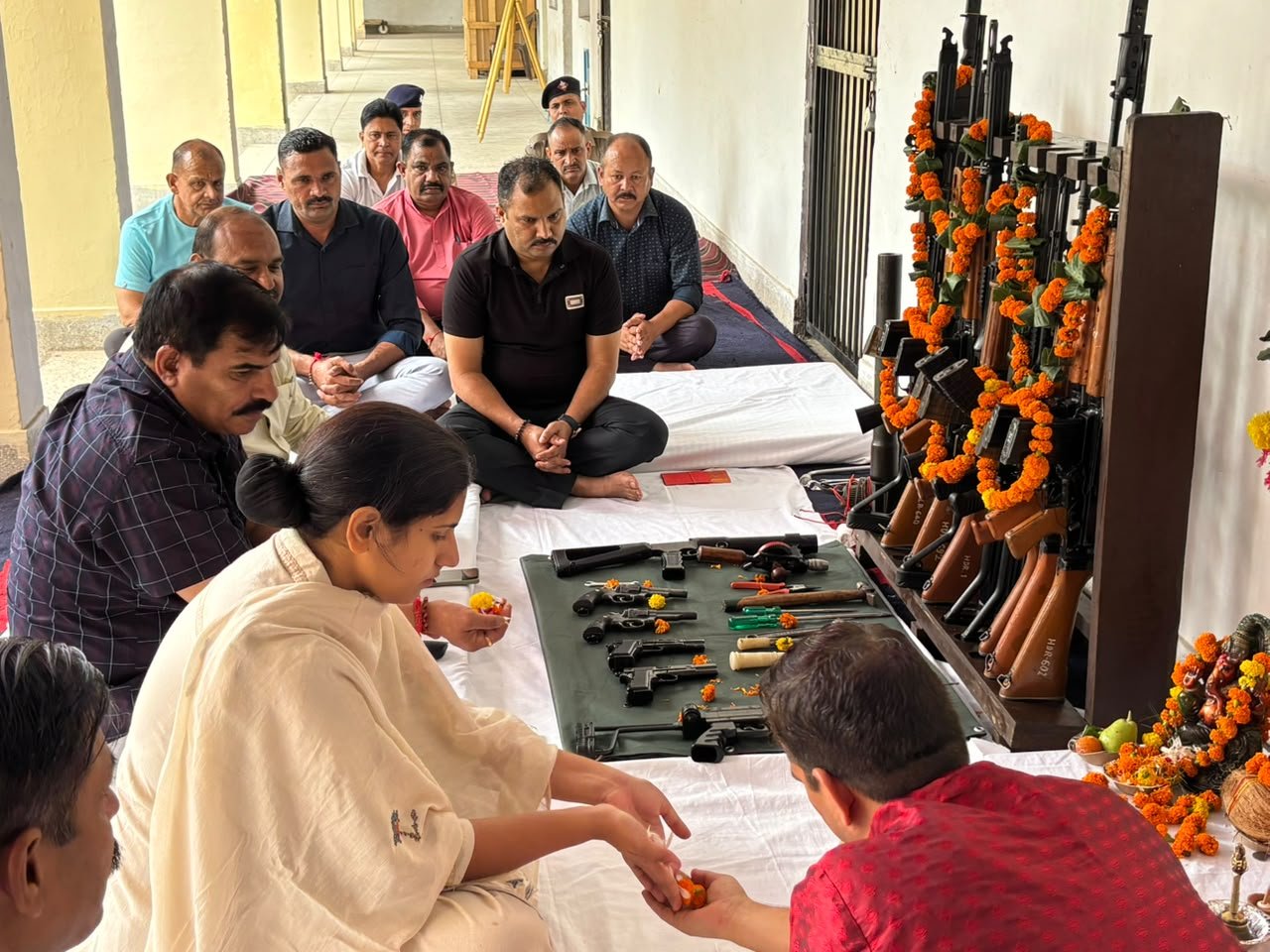 हरिद्वार पुलिस लाइन में मनाई गई विश्वकर्मा जयंती